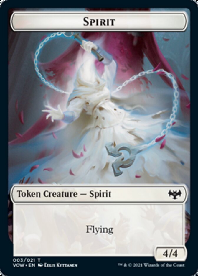 Spirit Token (003) [Innistrad: Crimson Vow Tokens] | Lots Moore NSW