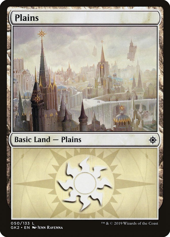 Plains (50) [Ravnica Allegiance Guild Kit] | Lots Moore NSW