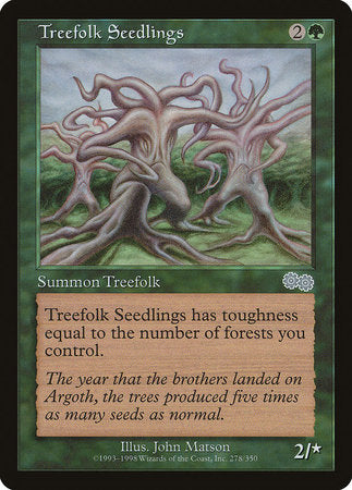 Treefolk Seedlings [Urza's Saga] | Lots Moore NSW