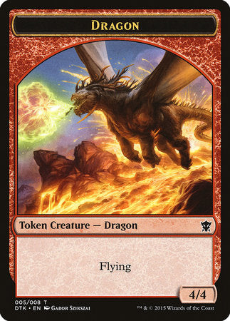 Dragon Token [Dragons of Tarkir Tokens] | Lots Moore NSW