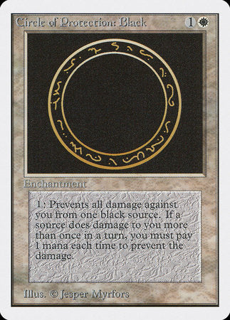 Circle of Protection: Black [Unlimited Edition] | Lots Moore NSW