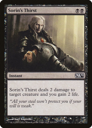 Sorin's Thirst [Magic 2012] | Lots Moore NSW