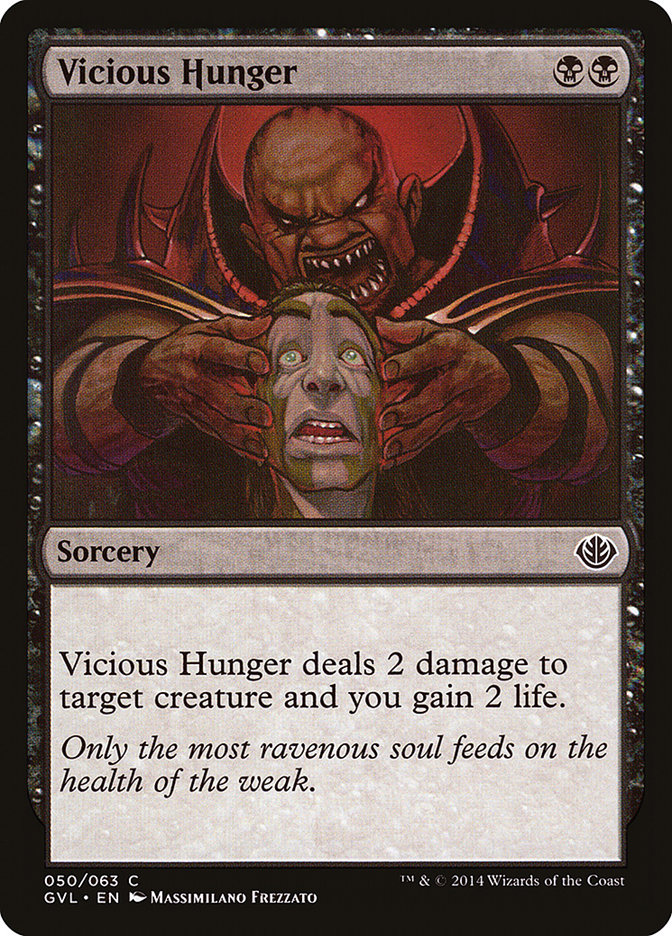 Vicious Hunger (Garruk vs. Liliana) [Duel Decks Anthology] | Lots Moore NSW