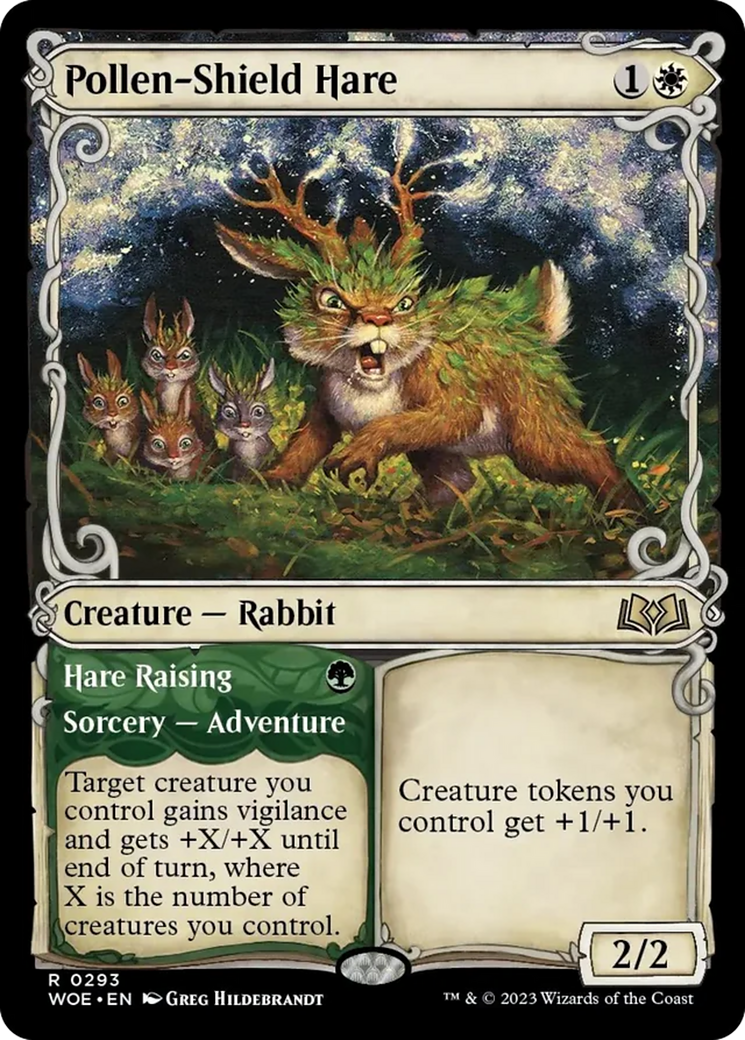 Pollen-Shield Hare // Hare Raising (Showcase) [Wilds of Eldraine] | Lots Moore NSW