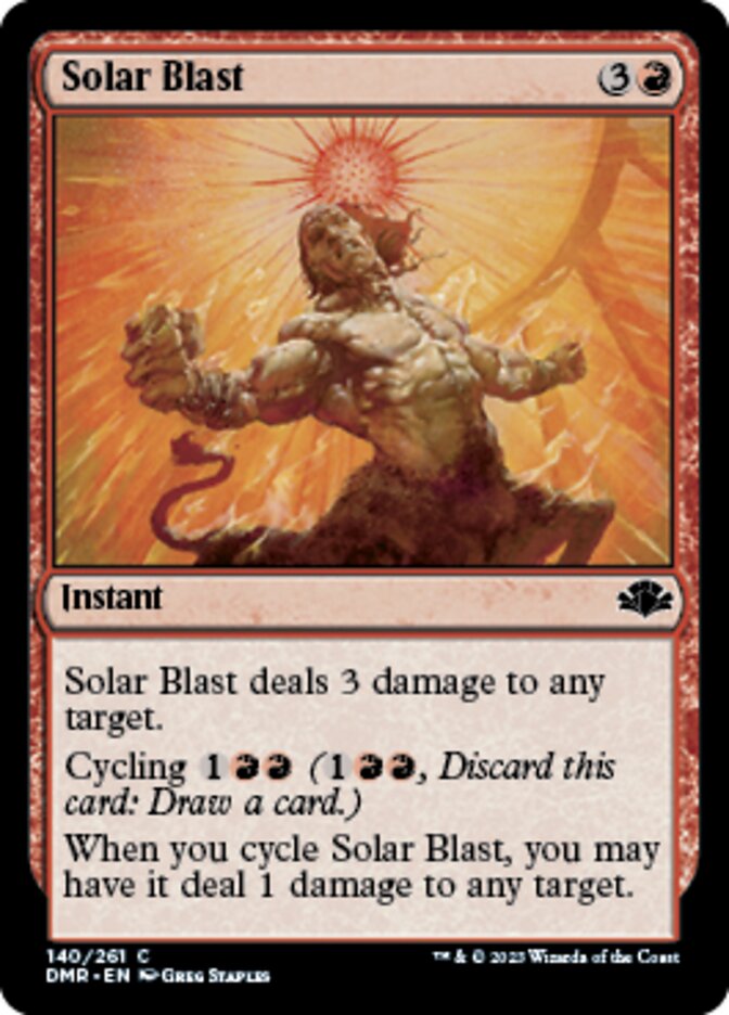 Solar Blast [Dominaria Remastered] | Lots Moore NSW