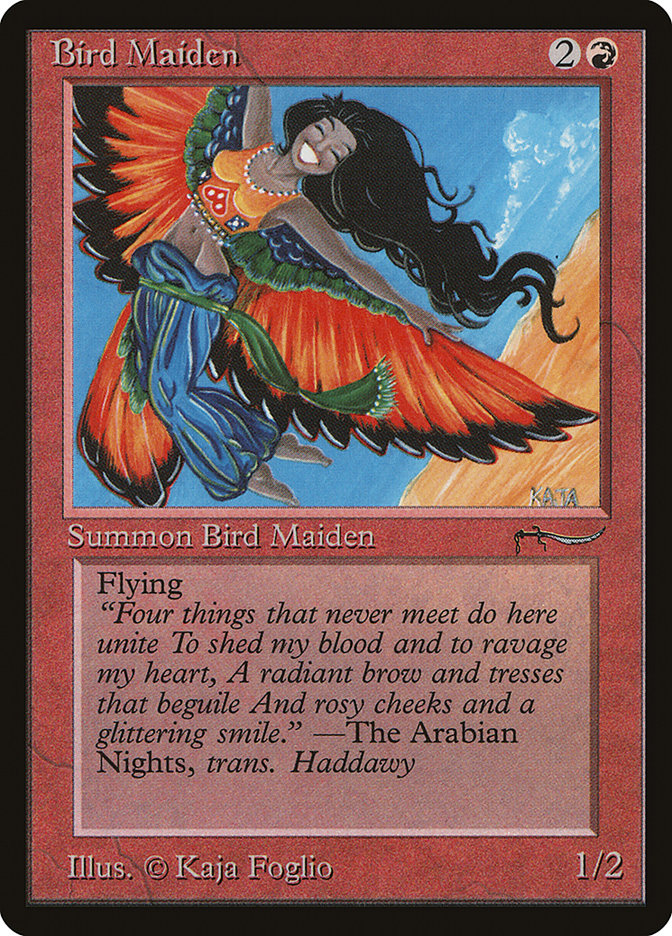 Bird Maiden (Light Mana Cost) [Arabian Nights] | Lots Moore NSW