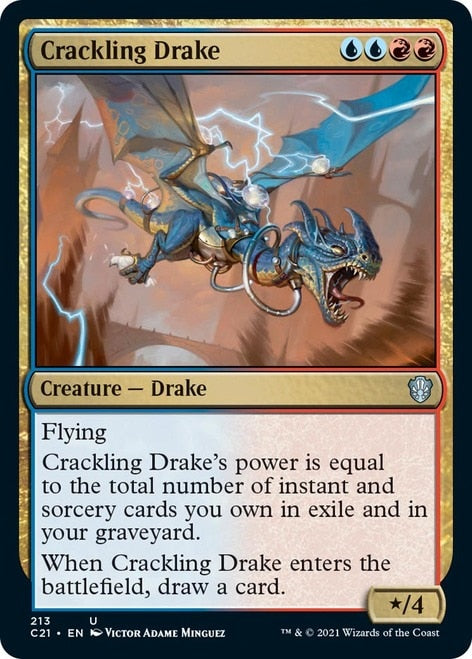 Crackling Drake [Commander 2021] | Lots Moore NSW