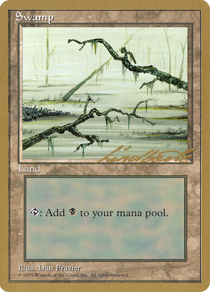 Swamp (ll371) (Leon Lindback) [Pro Tour Collector Set] | Lots Moore NSW