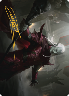 Baeloth Barrityl, Entertainer Art Card (Gold-Stamped Signature) [Commander Legends: Battle for Baldur's Gate Art Series] | Lots Moore NSW