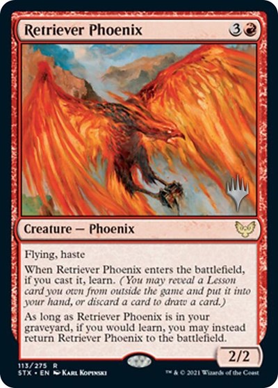 Retriever Phoenix (Promo Pack) [Strixhaven: School of Mages Promos] | Lots Moore NSW