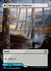 Hengegate Pathway // Mistgate Pathway (Borderless Alternate Art) [Kaldheim] | Lots Moore NSW