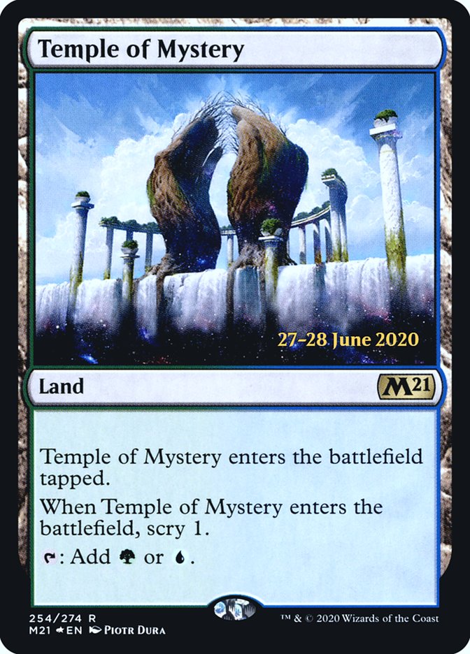 Temple of Mystery  [Core Set 2021 Prerelease Promos] | Lots Moore NSW