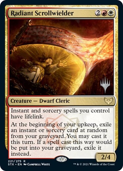 Radiant Scrollwielder (Promo Pack) [Strixhaven: School of Mages Promos] | Lots Moore NSW