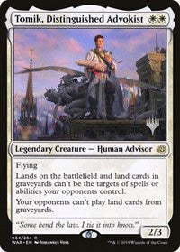 Tomik, Distinguished Advokist [Promo Pack: Throne of Eldraine] | Lots Moore NSW