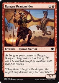 Kargan Dragonrider [Magic Game Night 2019] | Lots Moore NSW