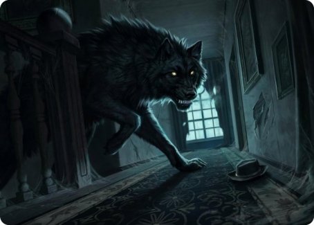 Primal Adversary Art Card [Innistrad: Midnight Hunt Art Series] | Lots Moore NSW