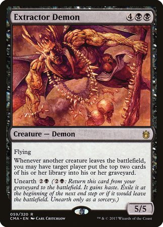 Extractor Demon [Commander Anthology] | Lots Moore NSW
