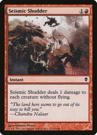 Seismic Shudder [Zendikar] | Lots Moore NSW