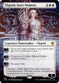 Elspeth, Sun's Nemesis (Borderless) [Theros Beyond Death] | Lots Moore NSW