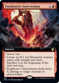 Purphoros's Intervention (Extended Art) [Theros Beyond Death] | Lots Moore NSW