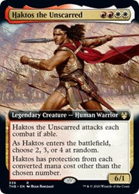 Haktos the Unscarred (Extended Art) [Theros Beyond Death] | Lots Moore NSW