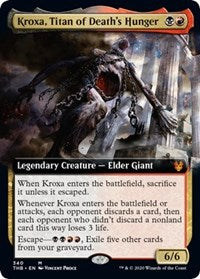 Kroxa, Titan of Death's Hunger (Extended Art) [Theros Beyond Death] | Lots Moore NSW