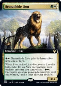 Bronzehide Lion (Extended Art) [Theros Beyond Death] | Lots Moore NSW
