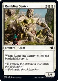 Rumbling Sentry [Theros Beyond Death] | Lots Moore NSW