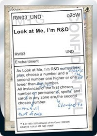 Look at Me, I'm R&D [Unsanctioned] | Lots Moore NSW