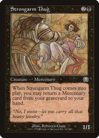 Strongarm Thug [Mercadian Masques] | Lots Moore NSW
