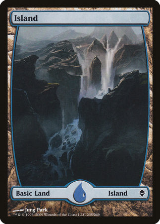 Island (235) - Full Art [Zendikar] | Lots Moore NSW