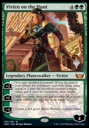 Vivien on the Hunt (Promo Pack) [Streets of New Capenna Promos] | Lots Moore NSW