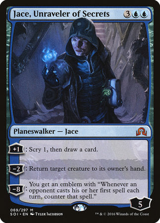 Jace, Unraveler of Secrets [Shadows over Innistrad] | Lots Moore NSW
