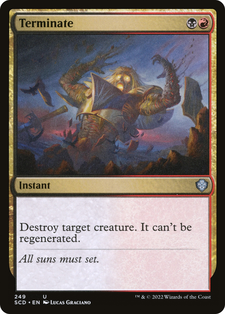 Terminate [Starter Commander Decks] | Lots Moore NSW