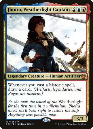 Jhoira, Weatherlight Captain [Dominaria Promos] | Lots Moore NSW