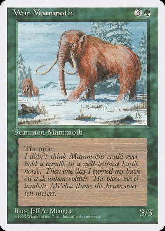 War Mammoth [Fourth Edition] | Lots Moore NSW