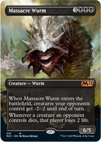 Massacre Wurm (Alternate Art) [Core Set 2021] | Lots Moore NSW