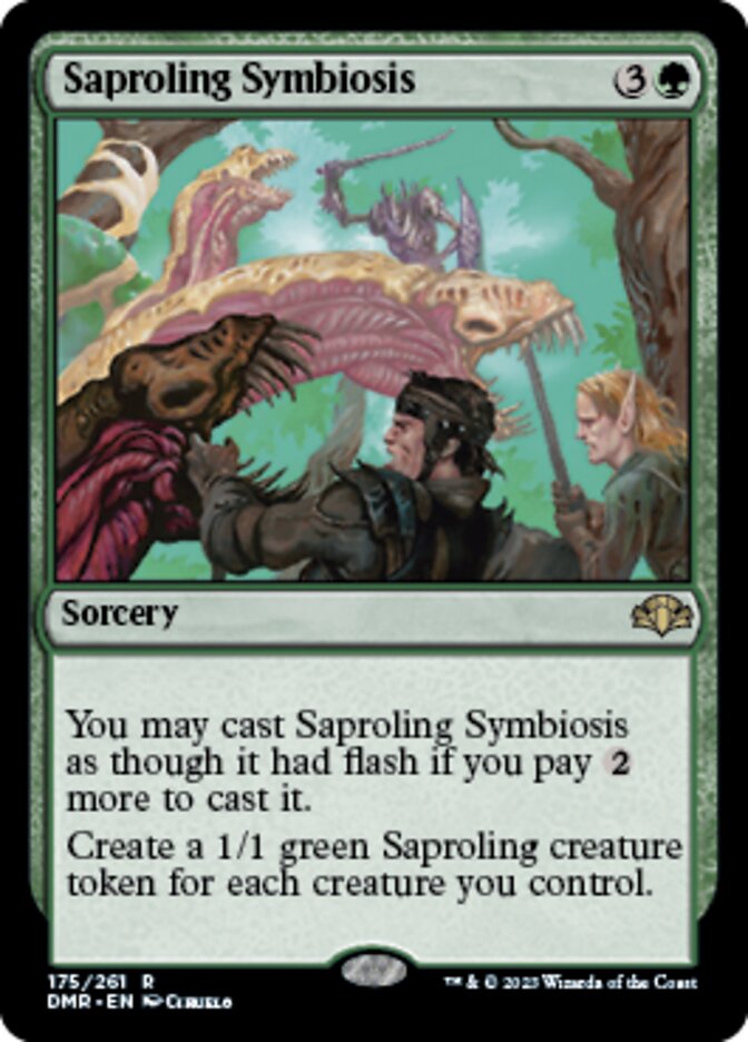 Saproling Symbiosis [Dominaria Remastered] | Lots Moore NSW