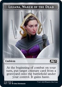 Emblem - Liliana, Waker of the Dead [Core Set 2021] | Lots Moore NSW