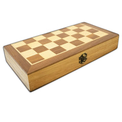 LPG Wooden Folding Chess/Checkers/Backgammon Set 30cm | Lots Moore NSW