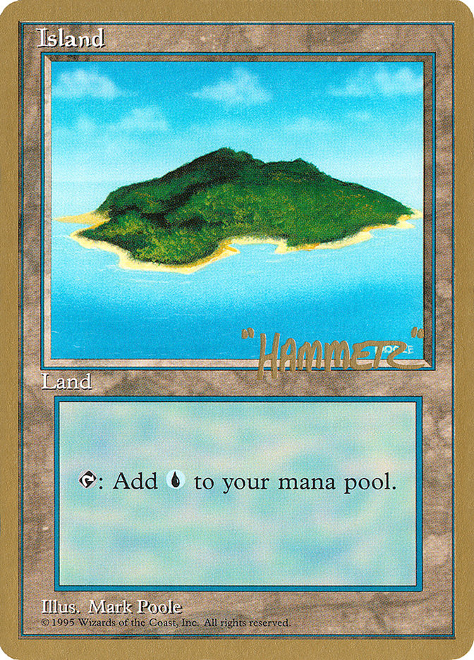 Island (shr367) (Shawn "Hammer" Regnier) [Pro Tour Collector Set] | Lots Moore NSW