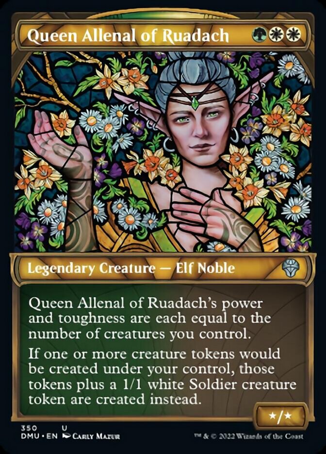 Queen Allenal of Ruadach (Showcase Textured) [Dominaria United] | Lots Moore NSW