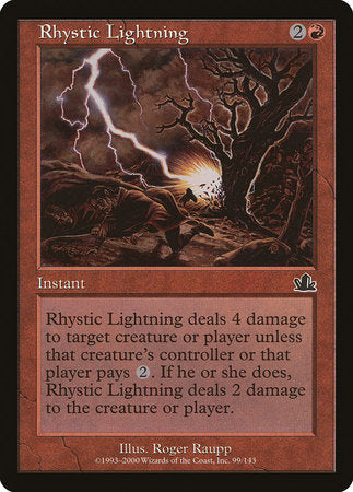 Rhystic Lightning [Prophecy] | Lots Moore NSW