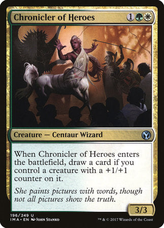 Chronicler of Heroes [Iconic Masters] | Lots Moore NSW