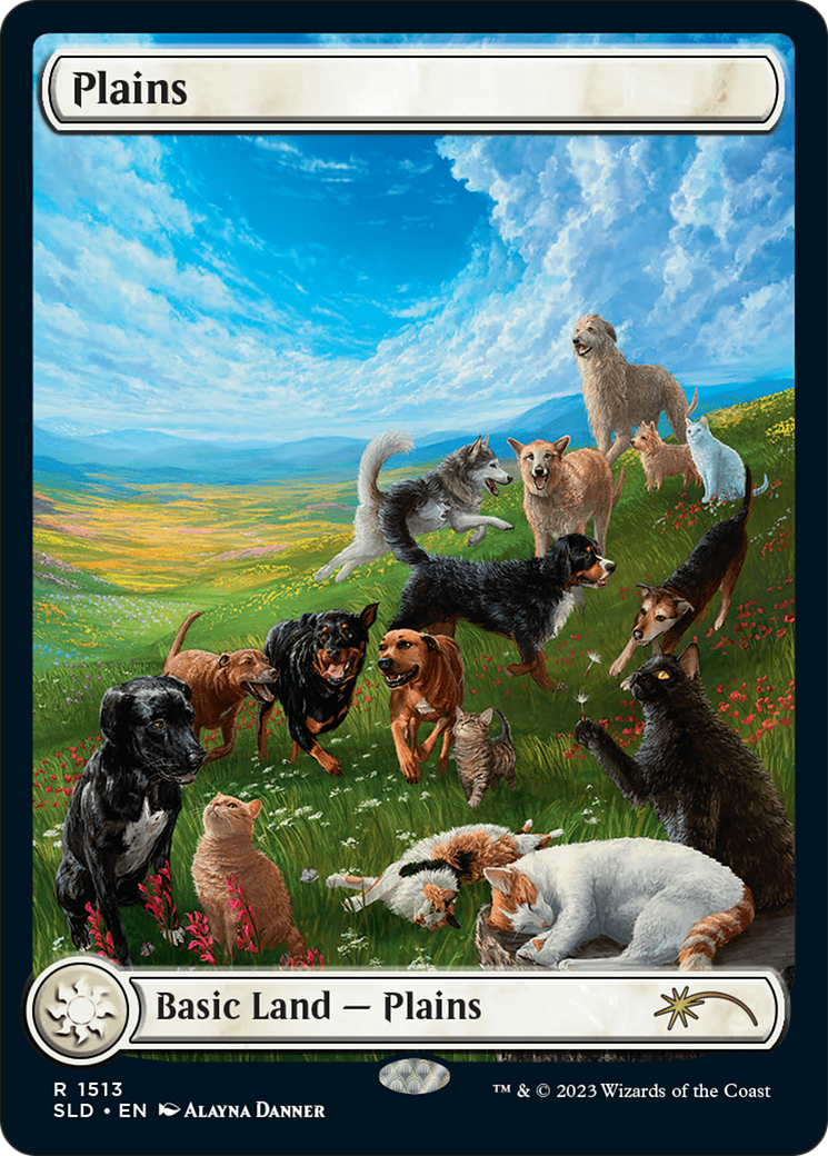 Plains (1513) [Secret Lair Commander Deck: Raining Cats and Dogs] | Lots Moore NSW