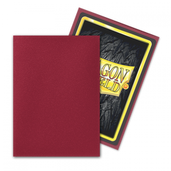Sleeves - Dragon Shield - Box 100 - Blood Red MATTE | Lots Moore NSW