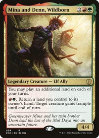 Mina and Denn, Wildborn [Zendikar Rising Commander] | Lots Moore NSW