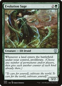 Evolution Sage [Zendikar Rising Commander] | Lots Moore NSW