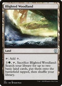 Blighted Woodland [Zendikar Rising Commander] | Lots Moore NSW