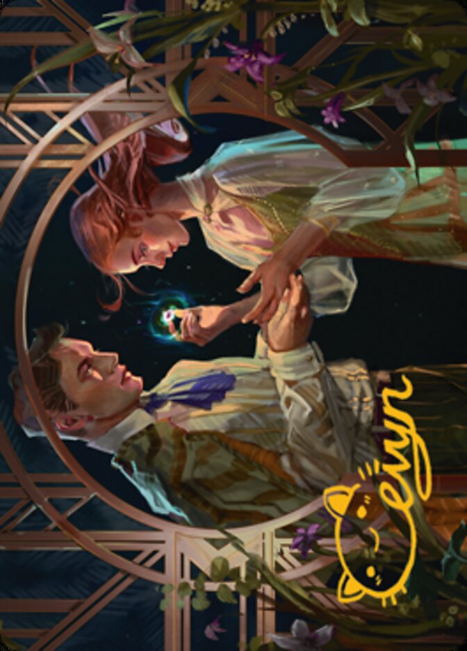 Prosperous Partnership Art Card (Gold-Stamped Signature) [Streets of New Capenna Art Series] | Lots Moore NSW